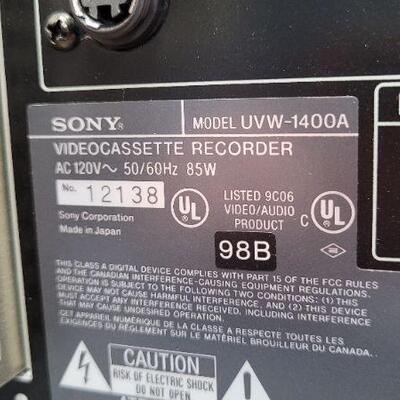 Lot 1249: Vintage SONY BetaCam SP Videocassette UVW-1400A 