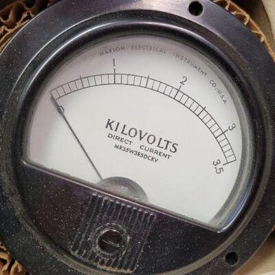 Lot 1260: Vintage New Stock MARION Kilovolt Direct Current Meter