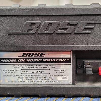 Lot 1265: Vintage BOSE Model 101 Music Monitor 