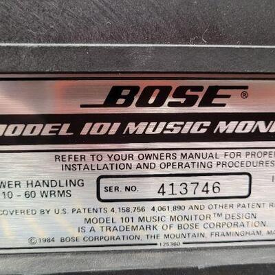 Lot 1265: Vintage BOSE Model 101 Music Monitor 