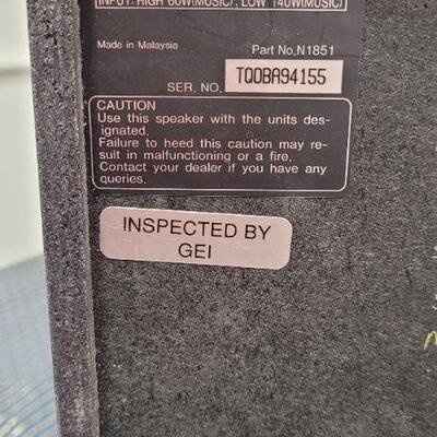 Lot 1275: Vintage Pair of PANASONIC SB-AK29 Speakers 