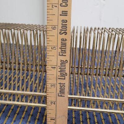 Lot 1280: Vintage Rack Organizer w/ Wood Handles 