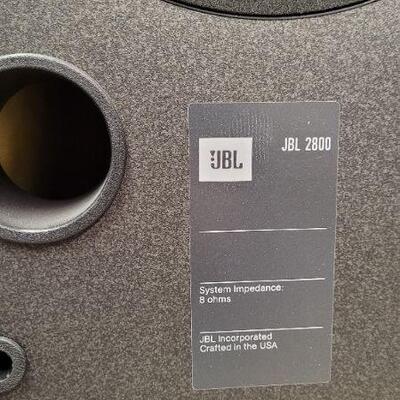 Lot 1282: Vintage Pair of JBL 2800 Speakers 