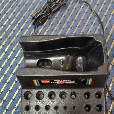 Lot 1283: Vintage Cordless Drill w/ Organizer TESTED A+