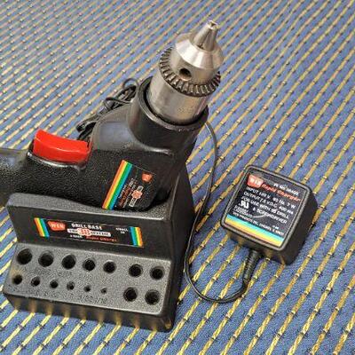 Lot 1283: Vintage Cordless Drill w/ Organizer TESTED A+