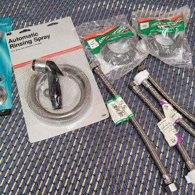 Lot 1303: Assorted NEW Plumbing Accessories 
