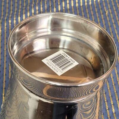 Lot 1320: 9" Tall Ice Bucket Stainless Steel 