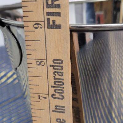 Lot 1320: 9" Tall Ice Bucket Stainless Steel 