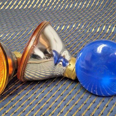 Lot 1321: (3) Colored Spotlight Bulbs 