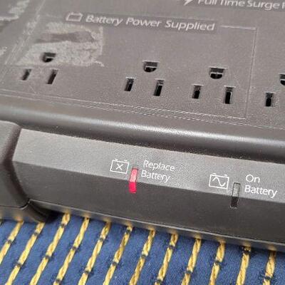 Lot 1334: Vintage Power Surge Protector Needs New Backup Battery 