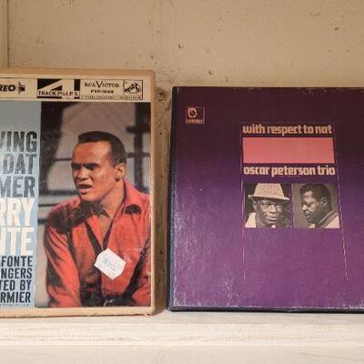 Lot 1340: (4) Assorted Vintage Reel to Reel Music Tapes 