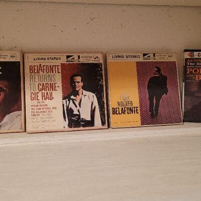 Lot 1341: (4) Assorted Vintage Reel to Reel Music Tapes 