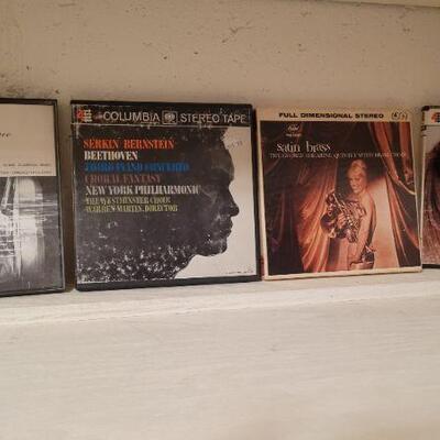 Lot 1343: (4) Assorted Vintage Reel to Reel Music Tapes 