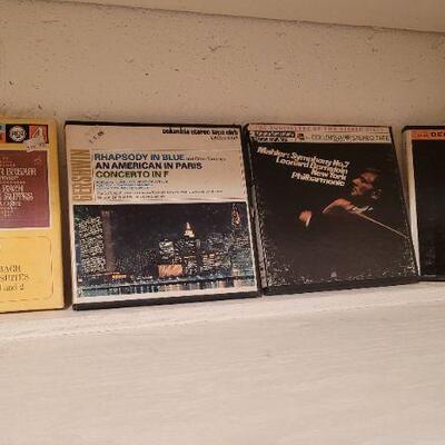 Lot 1345: (4) Assorted Vintage Reel to Reel Music Tapes 