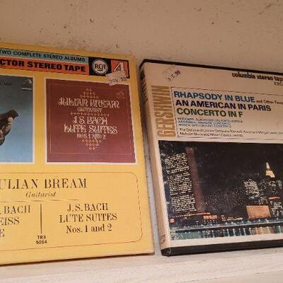 Lot 1345: (4) Assorted Vintage Reel to Reel Music Tapes 