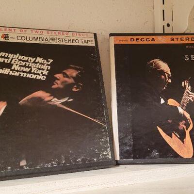 Lot 1345: (4) Assorted Vintage Reel to Reel Music Tapes 