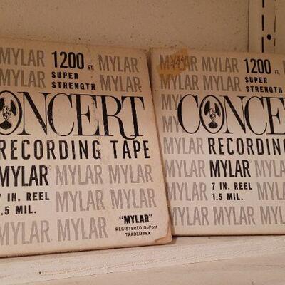 Lot 1346: (4) UNUSED? Unmarked Reel to Reel Music Tapes 