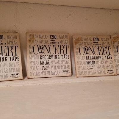 Lot 1346: (4) UNUSED? Unmarked Reel to Reel Music Tapes 