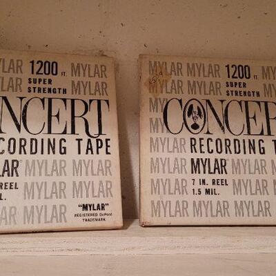 Lot 1346: (4) UNUSED? Unmarked Reel to Reel Music Tapes 