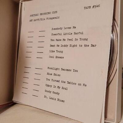 Lot 1347: (4) Assorted Pre Recorded Reel to Reel Music Tapes 