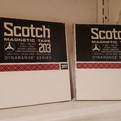 Lot 1347: (4) Assorted Pre Recorded Reel to Reel Music Tapes 