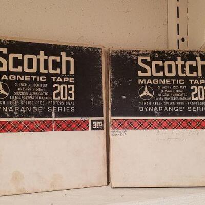 Lot 1348: (4) Assorted Vintage Pre Recorded Reel to Reel Music Tapes 