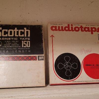 Lot 1348: (4) Assorted Vintage Pre Recorded Reel to Reel Music Tapes 