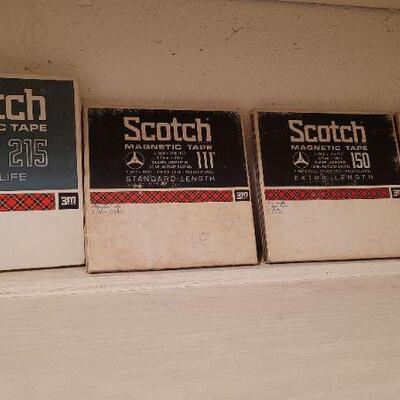 Lot 1351: (4) Assorted Vintage Pre Recorded Reel to Reel Music Tapes 