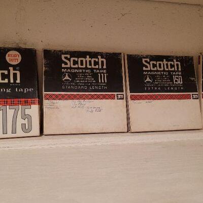 Lot 1352: (4) Assorted Vintage Pre Recorded Reel to Reel Music Tapes 