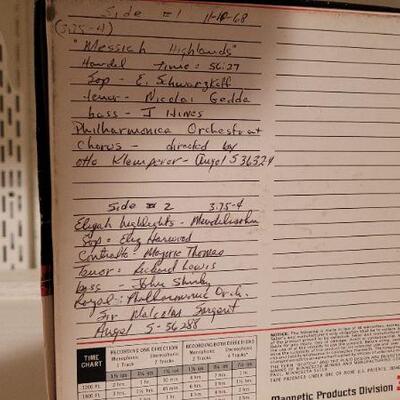 Lot 1352: (4) Assorted Vintage Pre Recorded Reel to Reel Music Tapes 