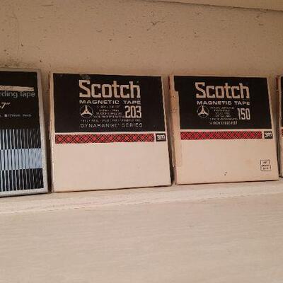 Lot 1355: (4) Assorted Vintage Reel to Reel Music Tapes 