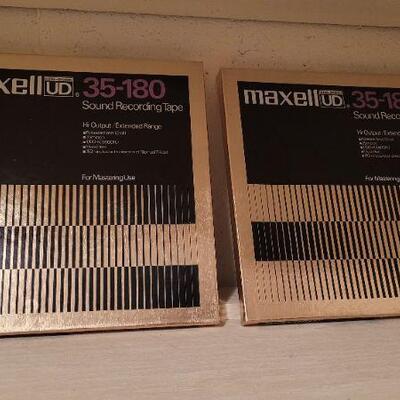 Lot 1358: (2) Vintage Pre Recorded Reel to Reel Music Tapes 