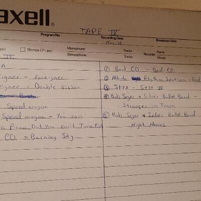Lot 1359: (2) Vintage Pre Recorded Reel to Reel Music Tapes 