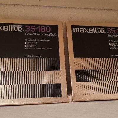 Lot 1359: (2) Vintage Pre Recorded Reel to Reel Music Tapes 