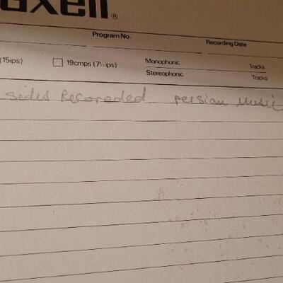 Lot 1360: (2) Vintage Pre Recorded Reel to Reel Music Tapes 