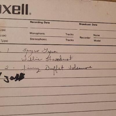 Lot 1363: (4) Assorted Vintage Pre Recorded Reel to Reel Music Tapes 