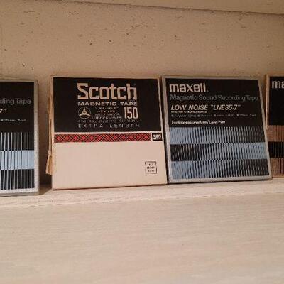 Lot 1364: (4) Assorted Vintage Pre Recorded Reel to Reel Music Tapes 