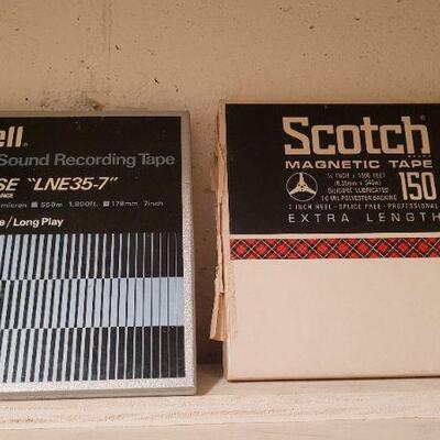 Lot 1364: (4) Assorted Vintage Pre Recorded Reel to Reel Music Tapes 