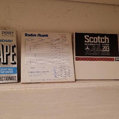 Lot 1365: (4) Assorted Vintage Pre Recorded Reel to Reel Music Tapes 