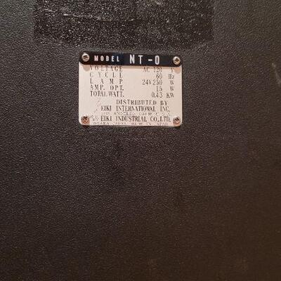 Lot 1374: Vintage EIKI Projector (runs but needs repair)