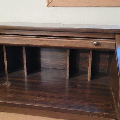 Lot 1380: Vintage Roll-Top Desk 