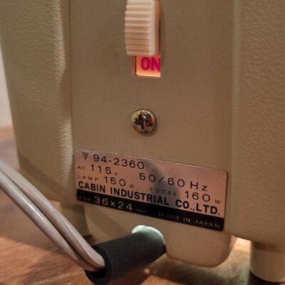 Lot 1381: Vintage CABIN 150mm Projector TESTED A+