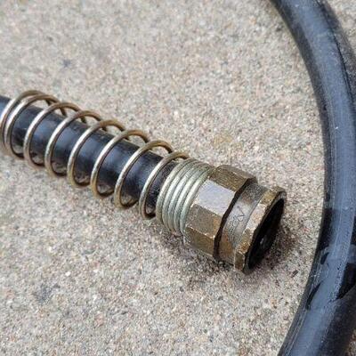Lot 1386: Large Heavy Duty Water Hose w/ Sprayer 