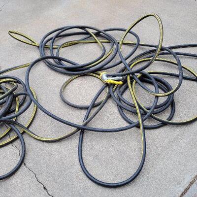 Lot 1386: Large Heavy Duty Water Hose w/ Sprayer 