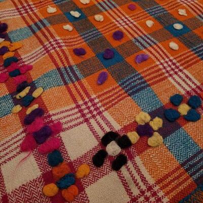 Lot 1392: Woven Multicolored Rug
