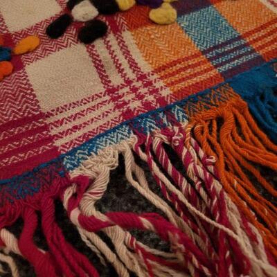 Lot 1392: Woven Multicolored Rug