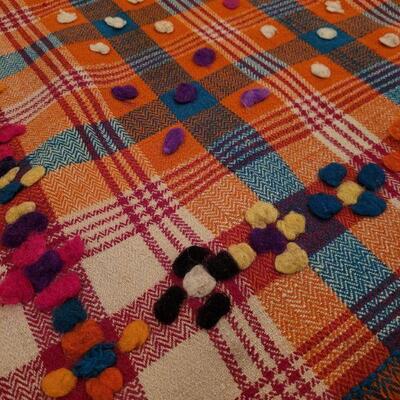 Lot 1392: Woven Multicolored Rug