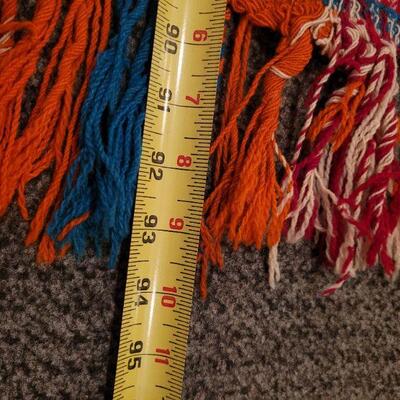 Lot 1392: Woven Multicolored Rug
