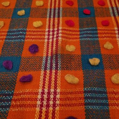 Lot 1392: Woven Multicolored Rug
