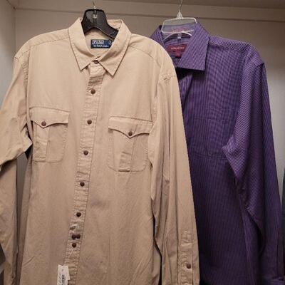 Lot 1405: (2) New Dress Shirts 